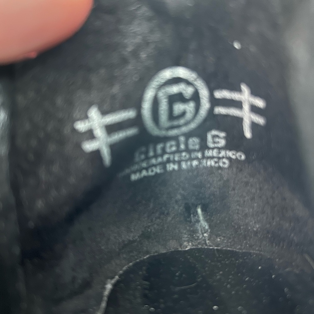 Circle G Black Leather Boots - Picture 5 of 7